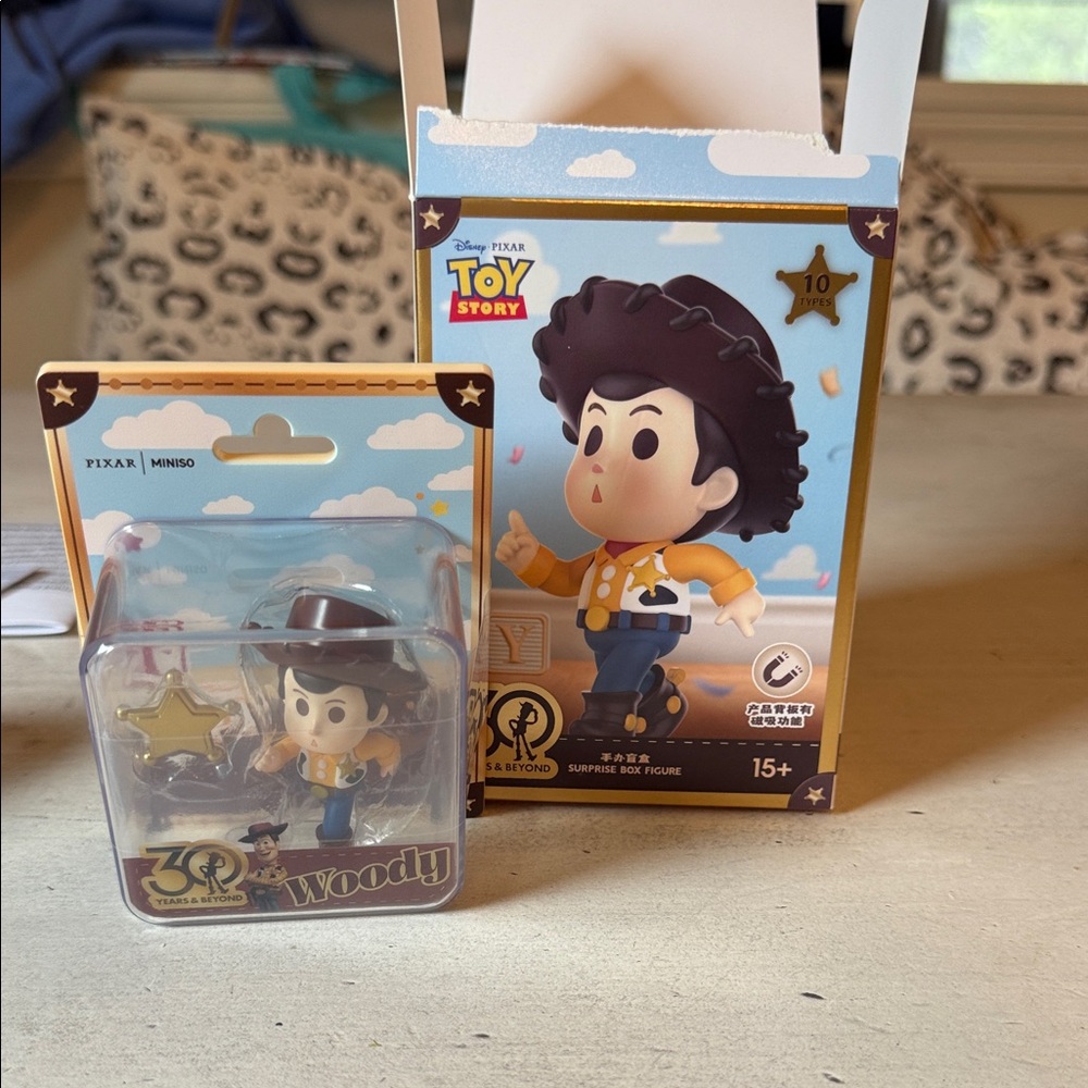 Confirmed woody Toy Story miniso figurine